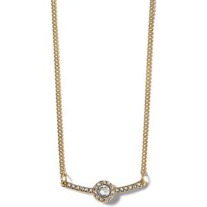 NWT Brighton Illumina Bar Necklace - gold